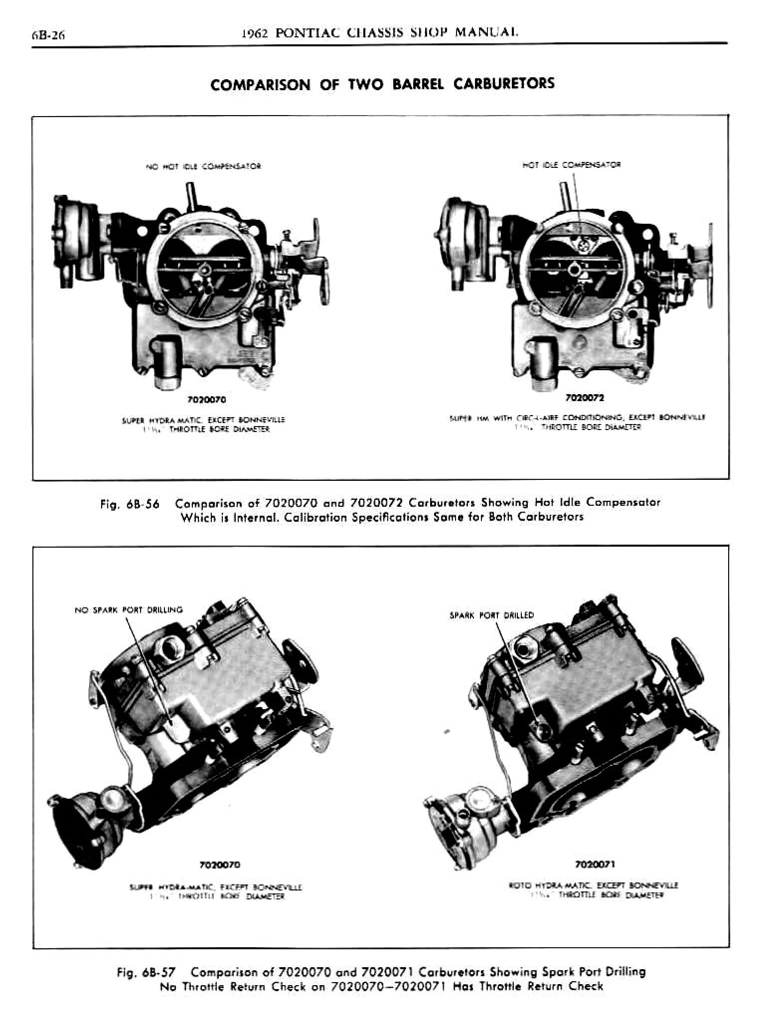 1962 Pontiac Chassis Service Manual- Engine Fuel Page 27 of 54